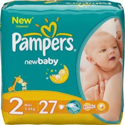 Лот: 3613675. Фото: 1. Подгузники pampers newbaby 2 mini... Другое (дети растут)