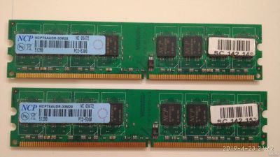 Лот: 13677950. Фото: 1. Оперативная память NCP 512mb DDR2... Оперативная память