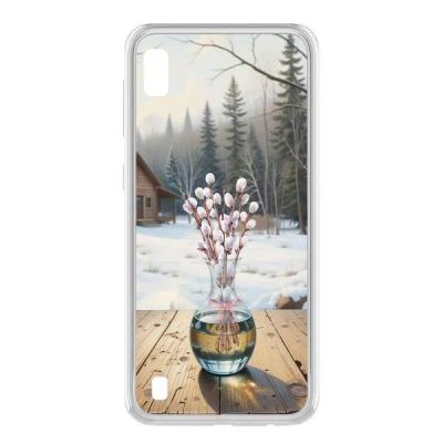 Лот: 25134913. Фото: 1. Чехол Krutoff Clear Case "Верба... Чехлы, бамперы