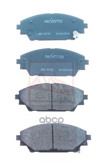 Лот: 24762499. Фото: 1. Колодки Тормозные Передние AKYOTO... Разное
