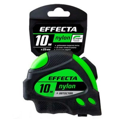 Лот: 14754076. Фото: 1. Рулетка Effecta Nylon - 10м/25... Ручной инструмент