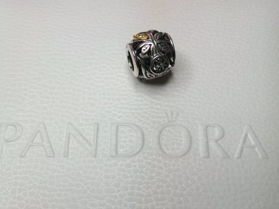Лот: 4466577. Фото: 1. серебряная бусина в стиле Pandora. Другое (ювелирные изделия, бижутерия, часы)