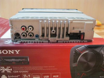 Лот: 13862262. Фото: 1. sony cdx-g1200u Магнитофон. Автомагнитолы