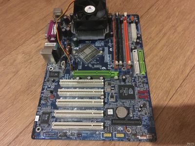 Лот: 17267507. Фото: 1. Материнская плата Gigabyte ga-7n400s... Материнские платы