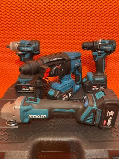 Лот: 21394843. Фото: 1. Набор Makita аккумуляторный 4в1... Электроинструмент