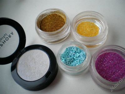 Лот: 785587. Фото: 1. тени sephora+ блестки для ногтей. Унисекс парфюмерия