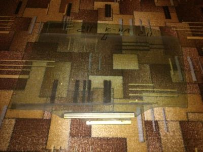 Лот: 10701545. Фото: 1. Стекло заднее левое Задней левой... Кузов
