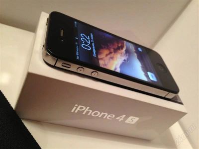 Лот: 2438758. Фото: 1. Продам iPhone 4S 16 Gb б/у в отличном... Смартфоны