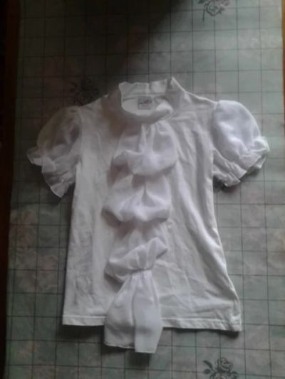 Лот: 7805868. Фото: 1. Блузка белая matilda 164 - 14... Рубашки, блузки, водолазки