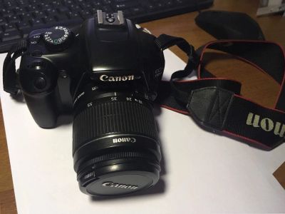Лот: 10965254. Фото: 1. Canon 1100D + kit 18/55. Цифровые зеркальные