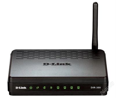 Лот: 4055698. Фото: 1. Роутер D-Link DIR-300. WiFi, Bluetooth адаптеры