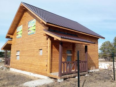 Лот: 9521290. Фото: 1. Брусовое Строительство, Дома и... Срубы, бани, дома