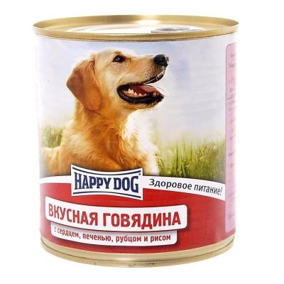 Лот: 15054542. Фото: 1. (Хэппи Дог) Говядина/Сердце/Печень... Корма