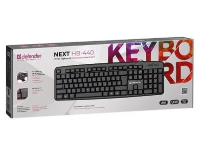 Лот: 20877962. Фото: 1. Клавиатура USB Defender Next HB-440... Клавиатуры и мыши