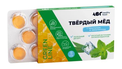 Лот: 23984982. Фото: 1. АВС хэлси фуд твердый мед ментол... Другое (медицина)