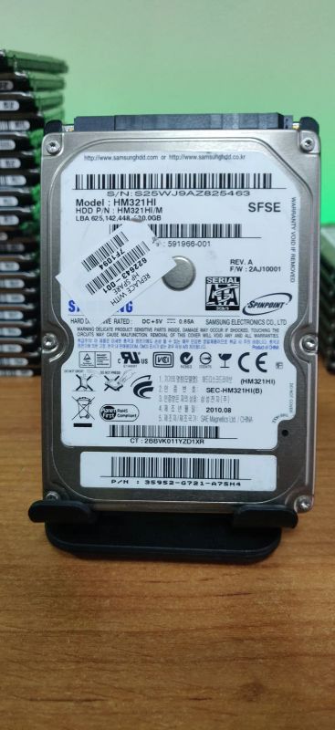 Лот: 22694393. Фото: 1. HDD 320Gb/Samsung/SATA/2,5"/5400... Жёсткие диски (HDD)