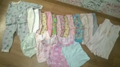 Лот: 10423029. Фото: 1. Пакет вещей для девочки 1-2 года... Одежда для дома