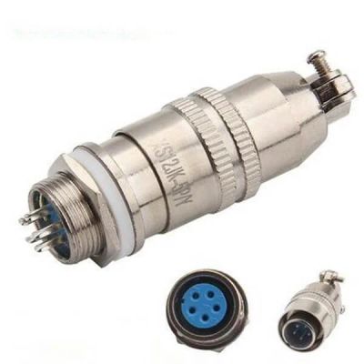 Лот: 17508469. Фото: 1. Авиационный разъем XS10JK 5pin. Разъёмы