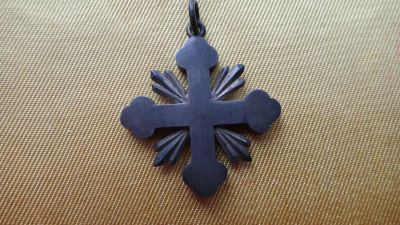 Лот: 6590860. Фото: 1. антикварный серебрянный крест... Ювелирные изделия