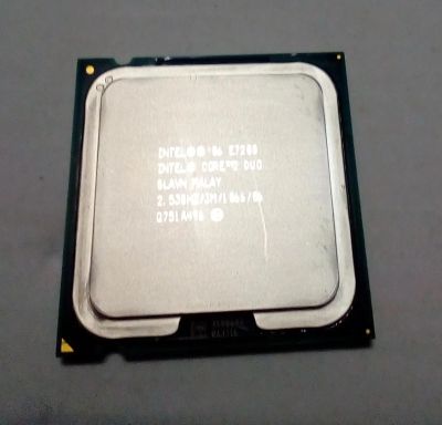 Лот: 15221363. Фото: 1. Процессор Intel Core 2 Duo E7200... Процессоры