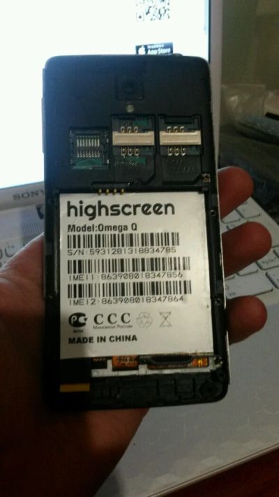 Лот: 10913058. Фото: 1. Highscreen Omega Q. Дисплеи, дисплейные модули, тачскрины