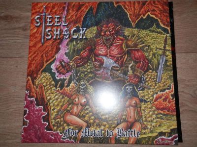 Лот: 11980580. Фото: 1. LP Steel Shock -"For Metal To... Аудиозаписи