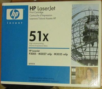 Лот: 1693573. Фото: 1. Картридж HP Q7551X BLACK для hp... Картриджи, расходные материалы