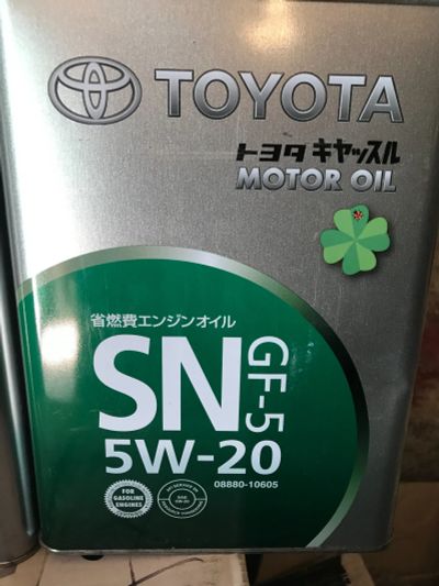 Лот: 25587744. Фото: 1. Масло Toyota 5w20 SN GF-5. Масла, жидкости