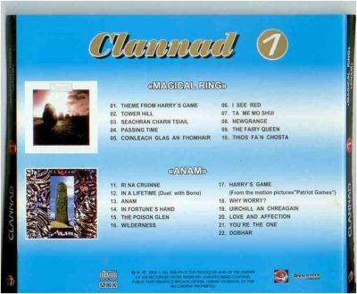 Лот: 3683921. Фото: 1. Clannad - Magical Ring/Anam. Аудиозаписи