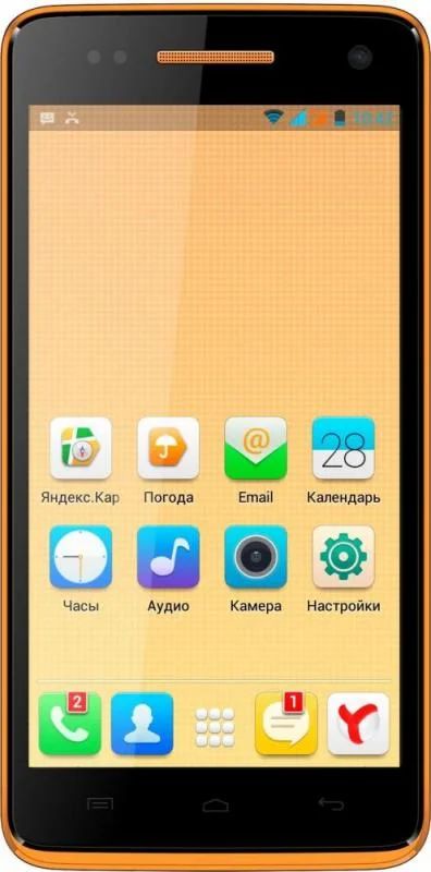 Лот: 5173506. Фото: 1. Explay fresh(оранжевый). Смартфоны