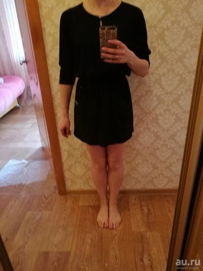 Лот: 9653710. Фото: 1. Черное коктейльное платье. Платья