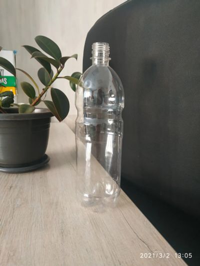Лот: 20658782. Фото: 1. Пэт бутылка 1л. Некондиция. Контейнеры, банки