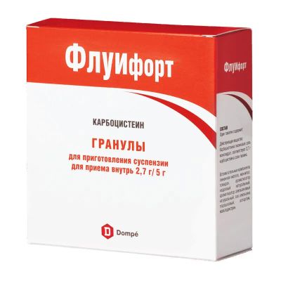 Лот: 23733384. Фото: 1. Флуифорт 2,7 г гранулы для приготовления... Лекарства