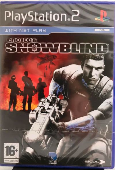 Лот: 9974176. Фото: 1. Project Snowblind игра для PS2... Игры для консолей