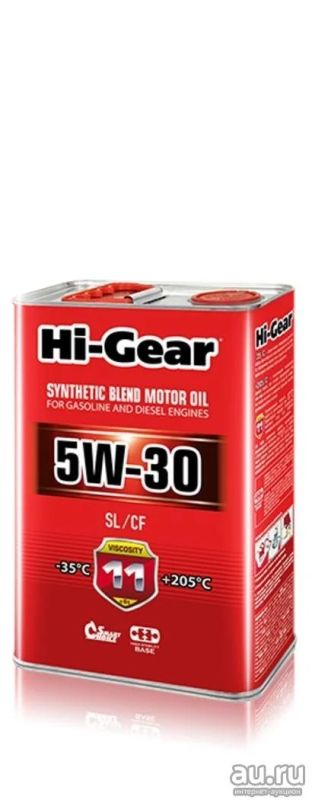Лот: 13519600. Фото: 1. Масло моторное Hi-Gear SAE 5W-30... Масла, жидкости