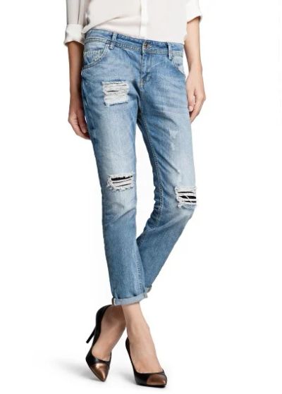 Лот: 3209387. Фото: 1. Новые джинсы-boyfriend mango... Джинсы