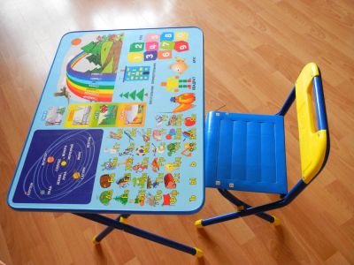 Лот: 7116442. Фото: 1. Столик+стульчик детские. Столики, стулья, парты