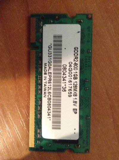 Лот: 9976974. Фото: 1. DDRll(GDDR2-800-2GB-128MX8-1.8V-EP... Оперативная память