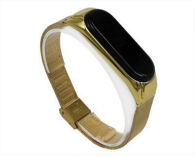 Лот: 20886206. Фото: 1. Ремешок Xiaomi Mi Band 3/4 стальной... Смарт-часы, фитнес-браслеты, аксессуары