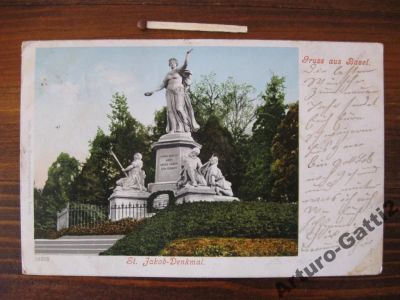 Лот: 6143687. Фото: 1. Почтовая карточка St.Jakob-Denkmal... Открытки, конверты