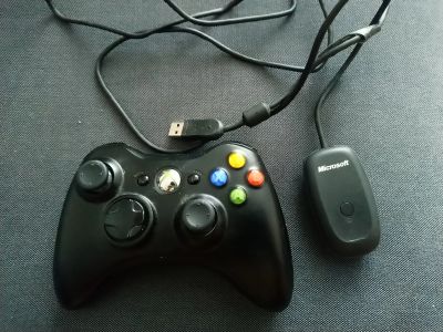 Лот: 13267686. Фото: 1. Геймпад Xbox 360 для рс беспроводной... Рули, джойстики