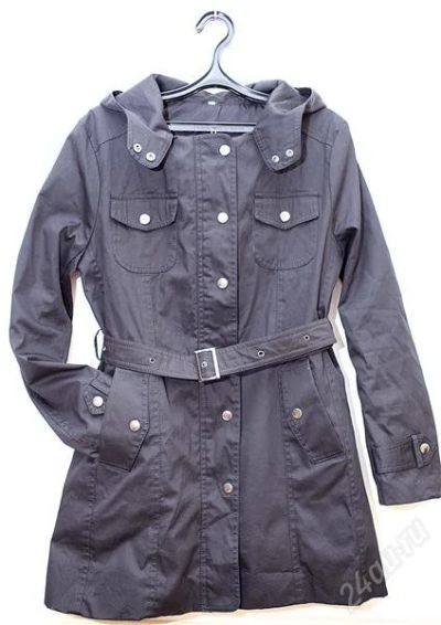 Лот: 1717682. Фото: 1. Женский плащ-пальто черного цвета... Верхняя одежда