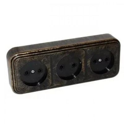 Лот: 16896968. Фото: 1. Розетка "Black Gold" RA16-131... Электроустановочные изделия