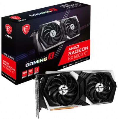 Лот: 25793436. Фото: 1. Видеокарта msi radeon rx 6600... Видеокарты