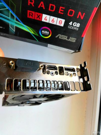 Лот: 17545817. Фото: 1. Видеокарта Asus strix rx460 4gb... Видеокарты