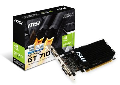 Лот: 9589237. Фото: 1. MSI GeForce GT 710 Silent LP... Видеокарты