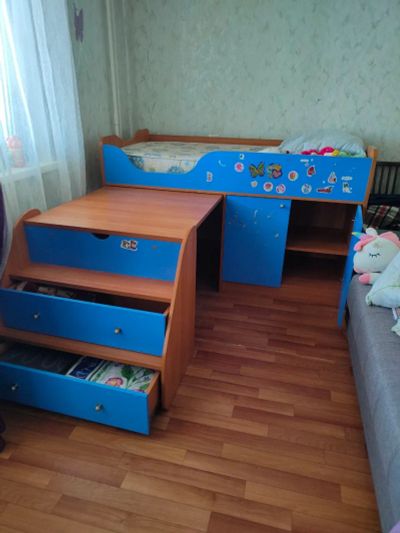 Лот: 20045554. Фото: 1. Детская кровать. Детские кровати и кроватки