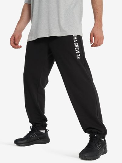 Лот: 25621986. Фото: 1. Брюки мужские PUMA Graphic, Черный. Спортивные брюки, штаны