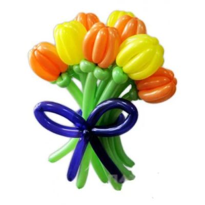 Лот: 5087923. Фото: 1. Тюльпаны из шаров, цветы из шаров... Воздушные шары