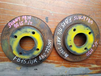 Лот: 20865063. Фото: 1. Диск тормозной WFY11 QG15DE Nissan. Тормозная система
